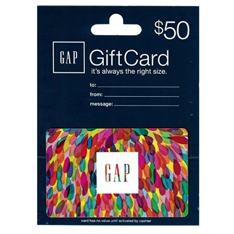 $50 Gap gift card for $40