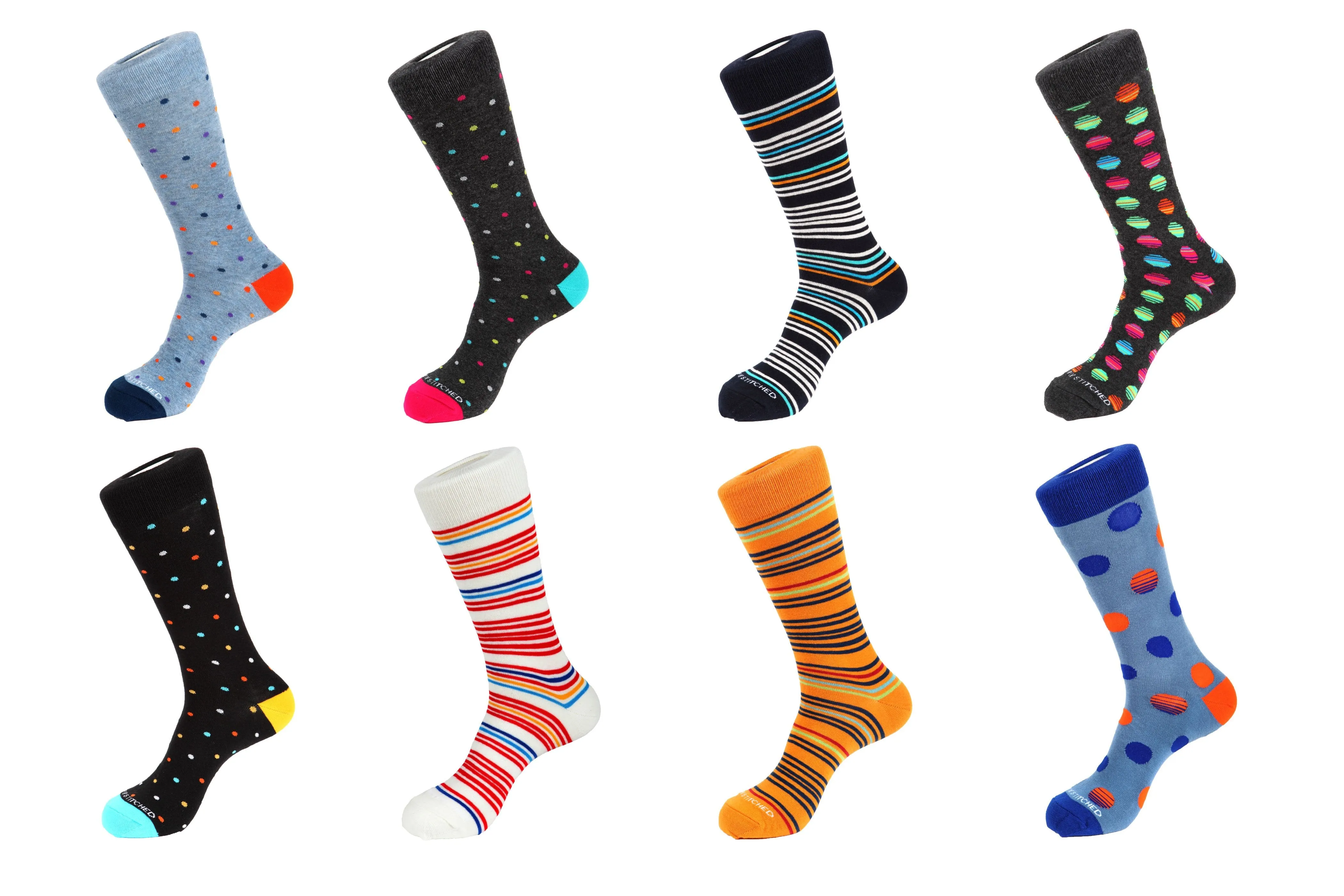 8 Pair Combo Pack Socks