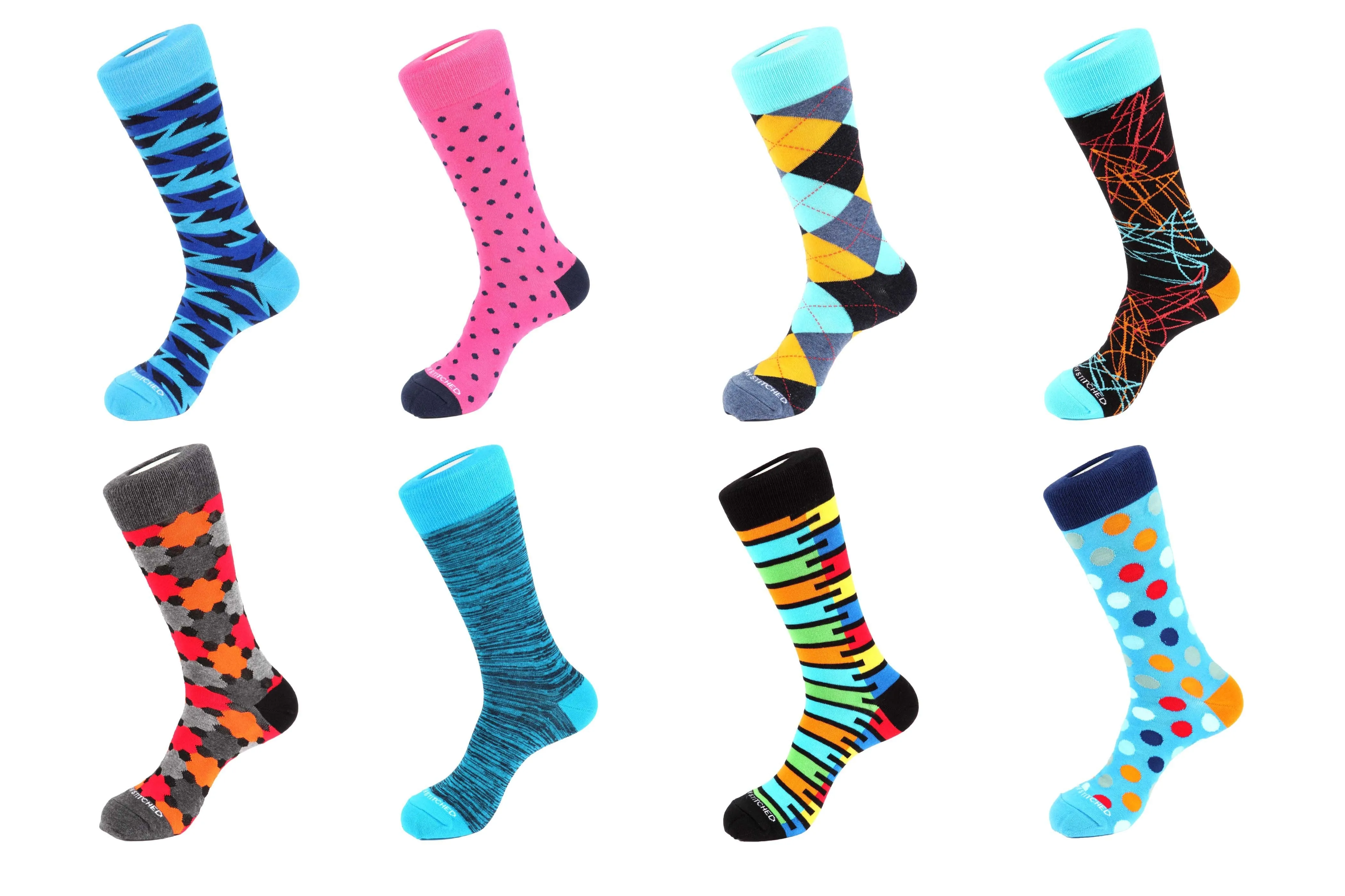 8 Pair Combo Pack Socks