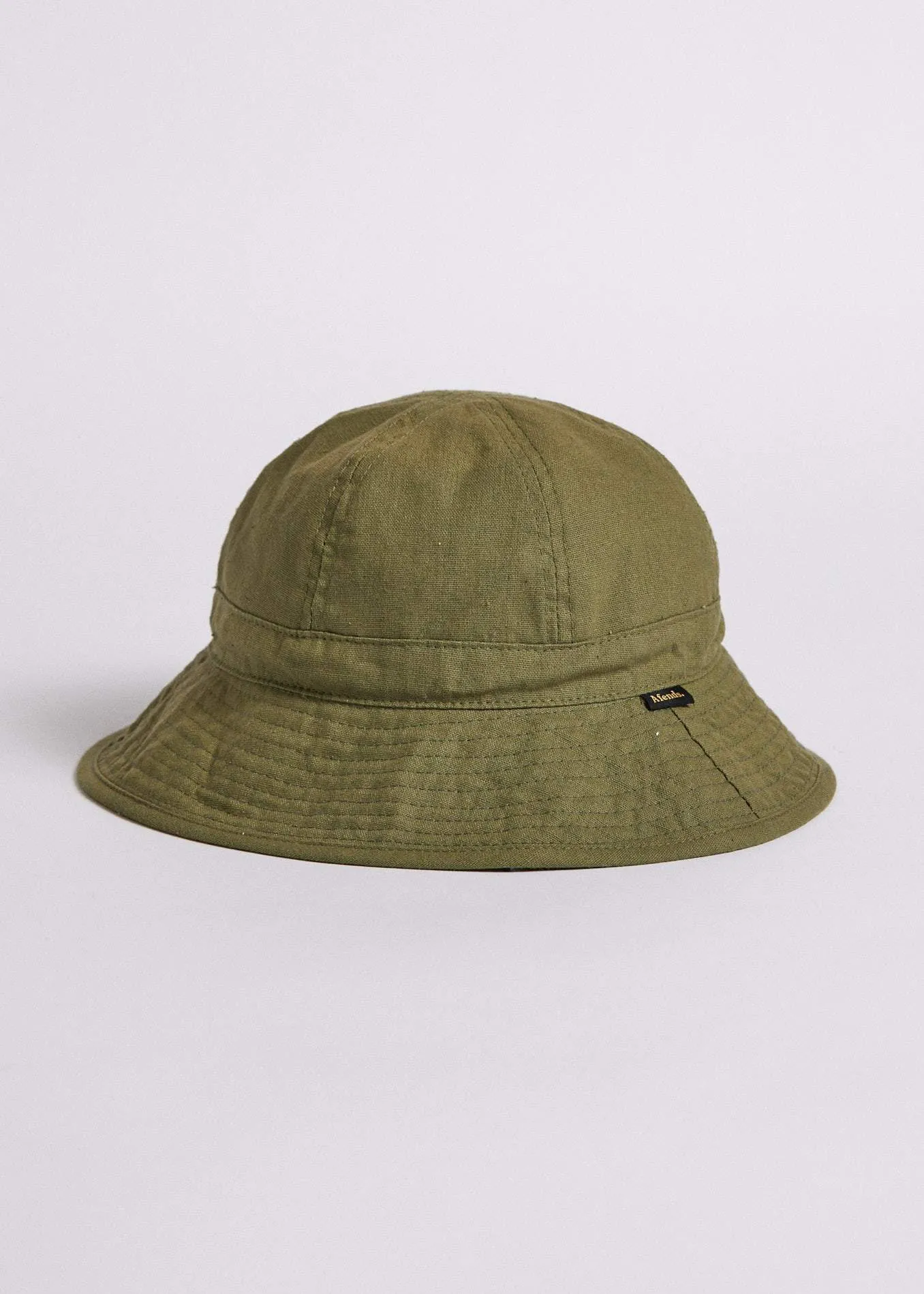 Afends Unisex Congo - Hemp Bucket Hat - Olive