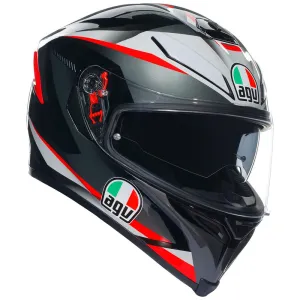 AGV K5 S [PLASMA BLACK/GREY/RED]