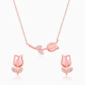 Anushka Sharma Pink Quartz Flower Combo