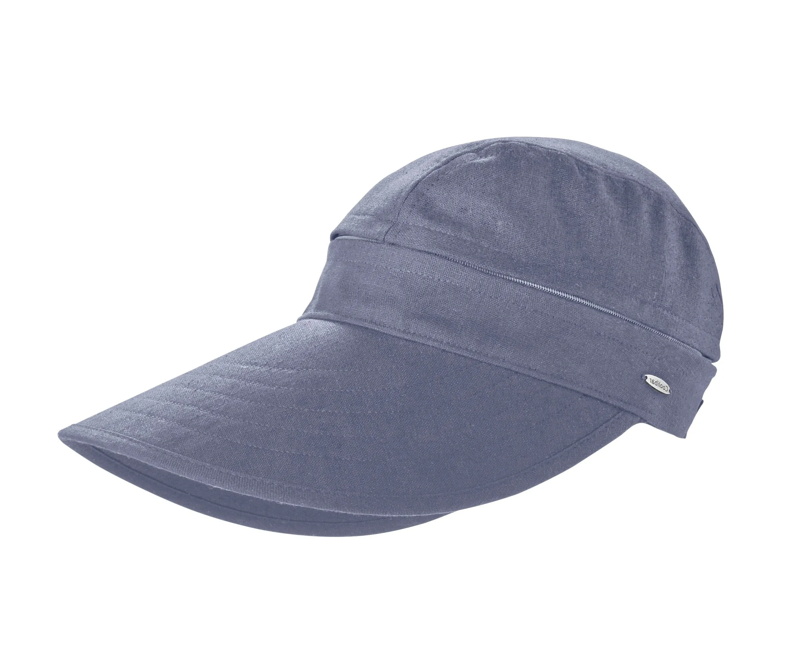 Bel Aire Zip-Off Sun Visor  | Denim Blue Chambray