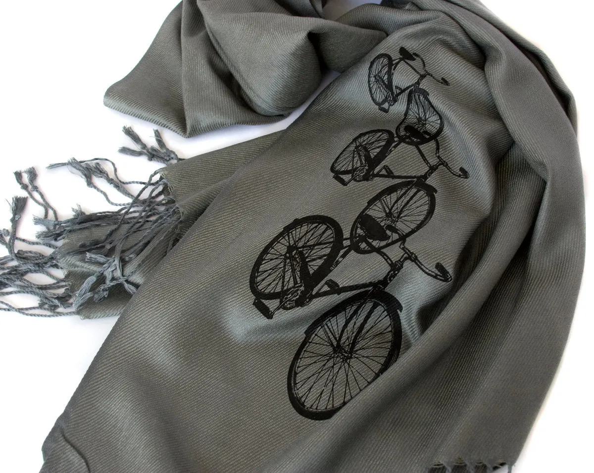 Bicycle Scarf. Triple Cruiser pashmina.