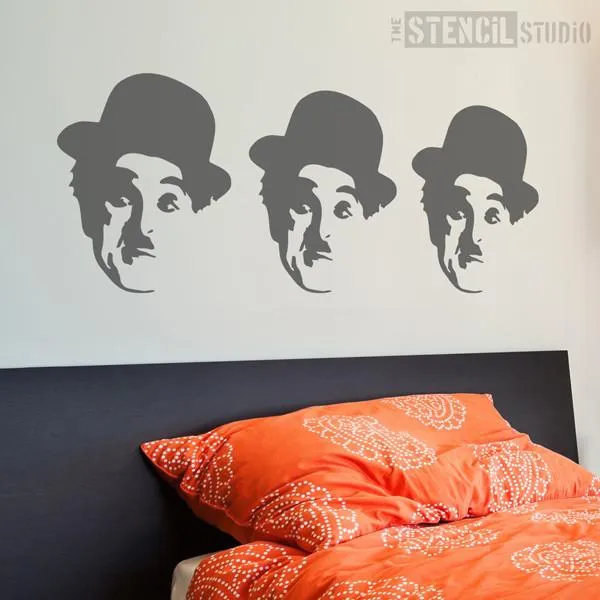 Charlie Chaplin Stencil