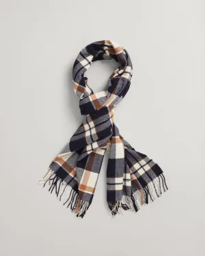 D2.WOOL CHECK SCARF