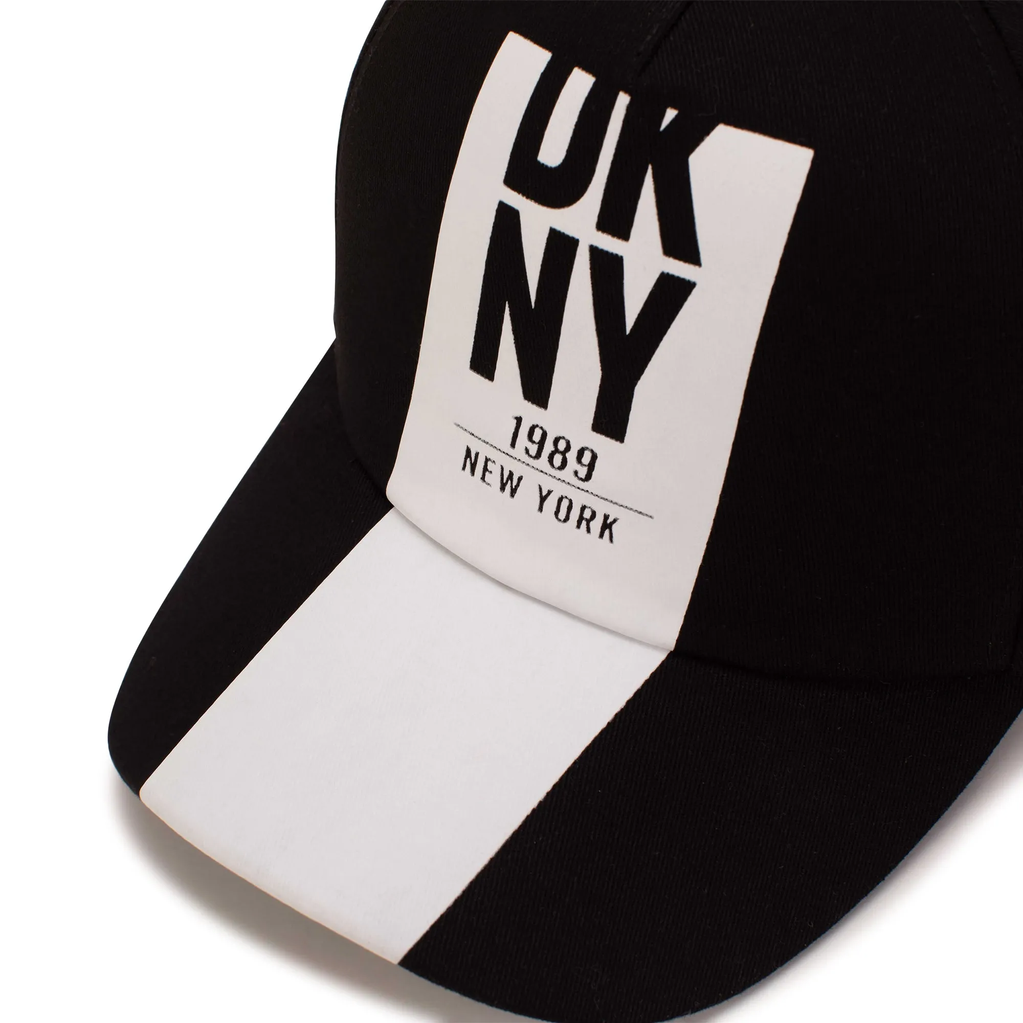 DKNY Black and White Hat