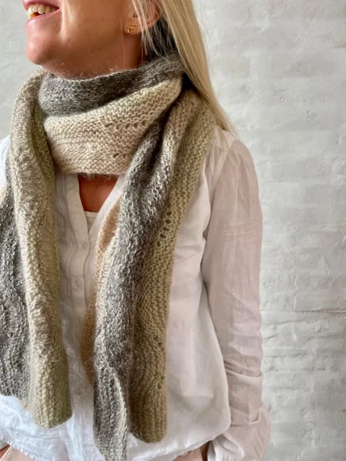 Easy Peasy 'Øguf' scarf, by Bettina Birch and Katrine Hannibal for Önling, knitting pattern