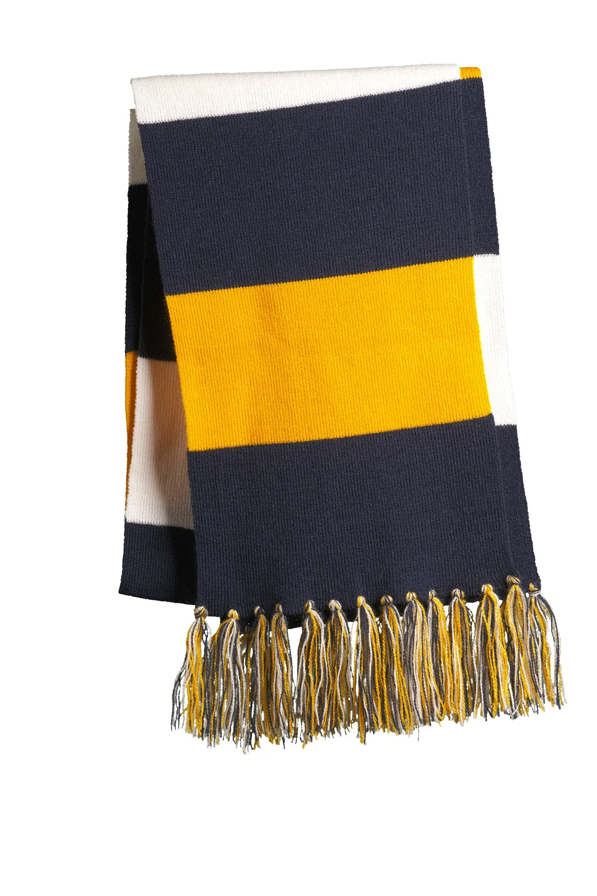 Embroidered NC A&T Striped Scarf