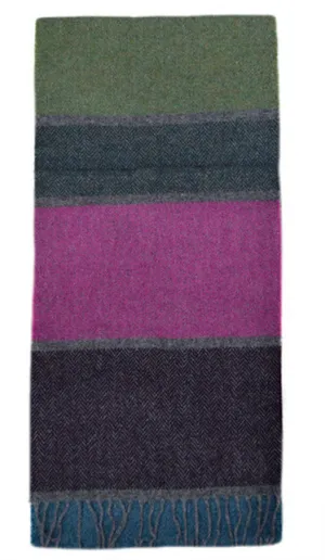 Foxford Lambswool Scarf - Cormullen Block - Ireland