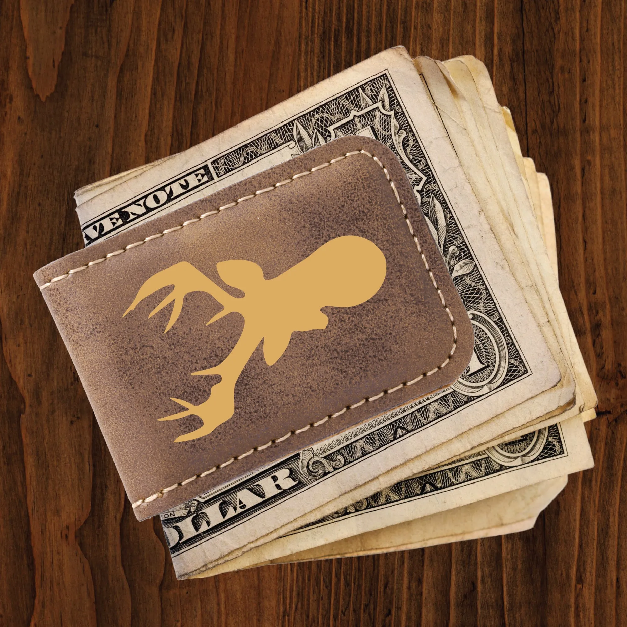 Hunting Buck Money Clip