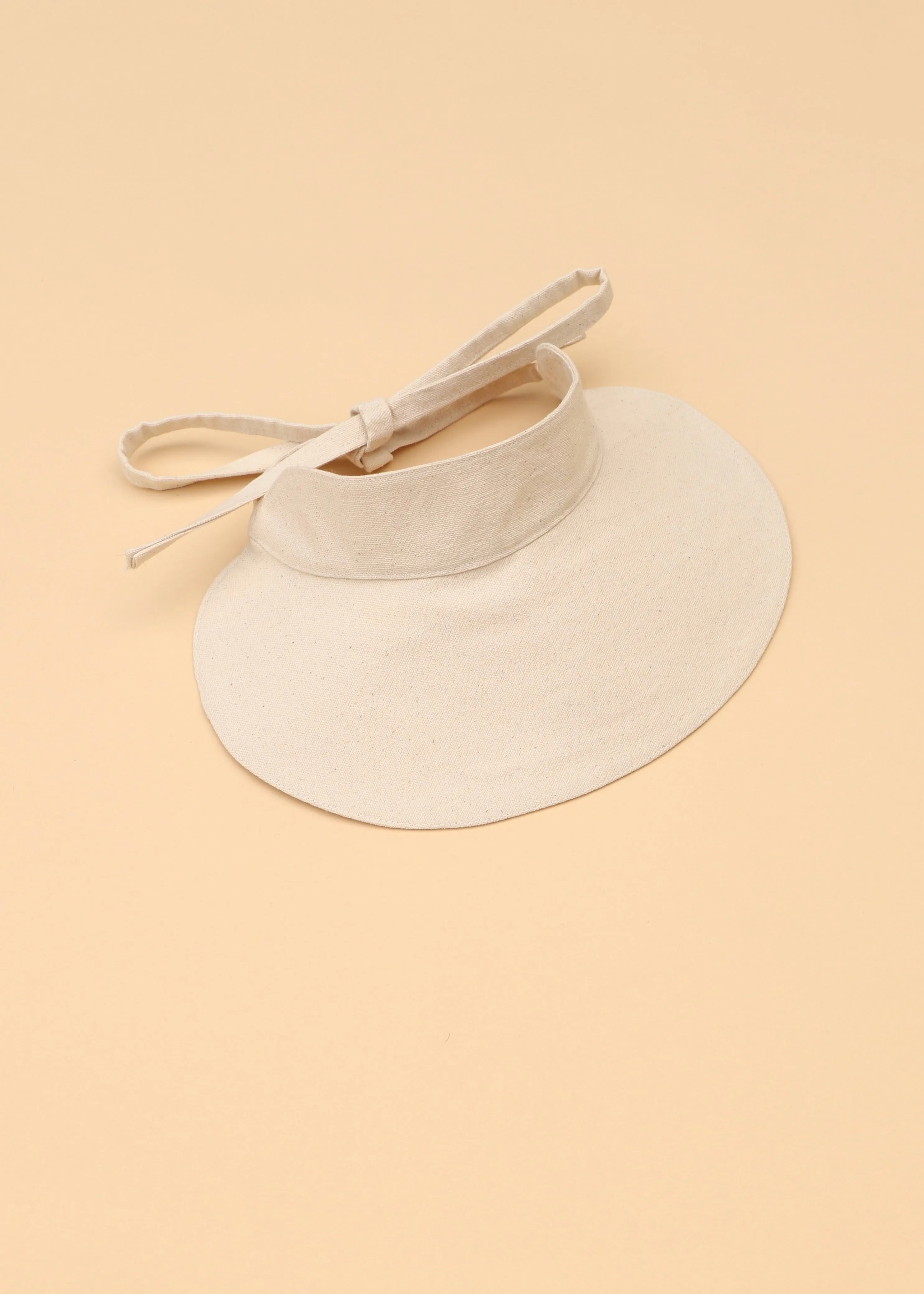 Kids Canvas Visor | Natural