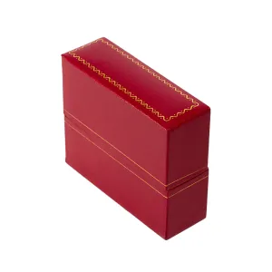 Leatherette Slim Bangle Box Red