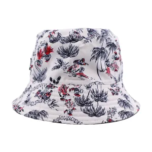 Little Hula Reversible Bucket Hat - Soft Pink/Black