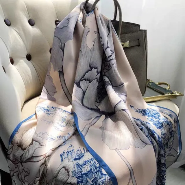 Long Silk Scarf