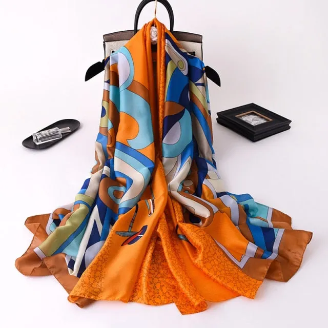 Long Silk Scarf