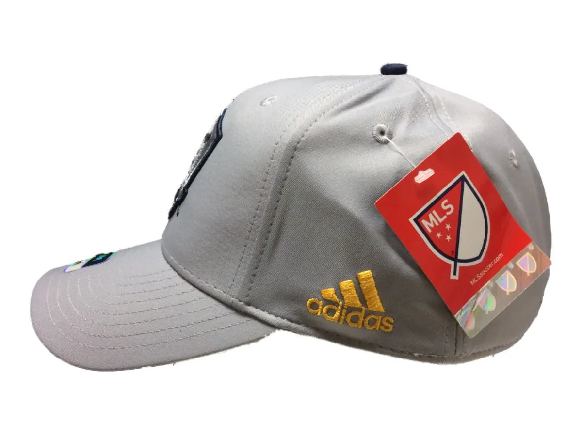 Los Angeles Galaxy Adidas SuperFlex Structured Fitted Baseball Hat Cap (S/M)