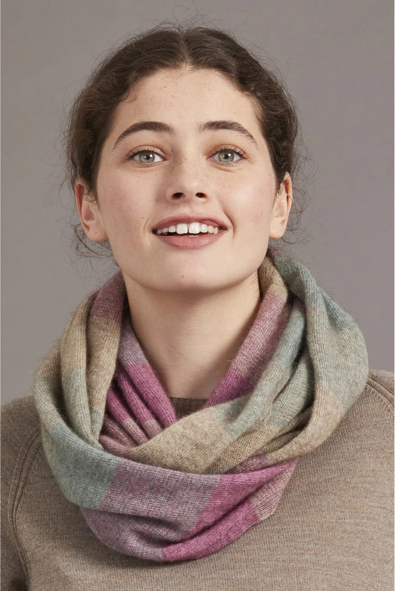 McDonald Ombre Snood in Merino Wool and Possum Fur