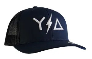 Navy Trucker Snapback