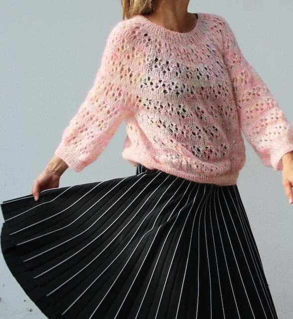 No 09 sweater by VesterbyCrea, knitting pattern (UK, DE)