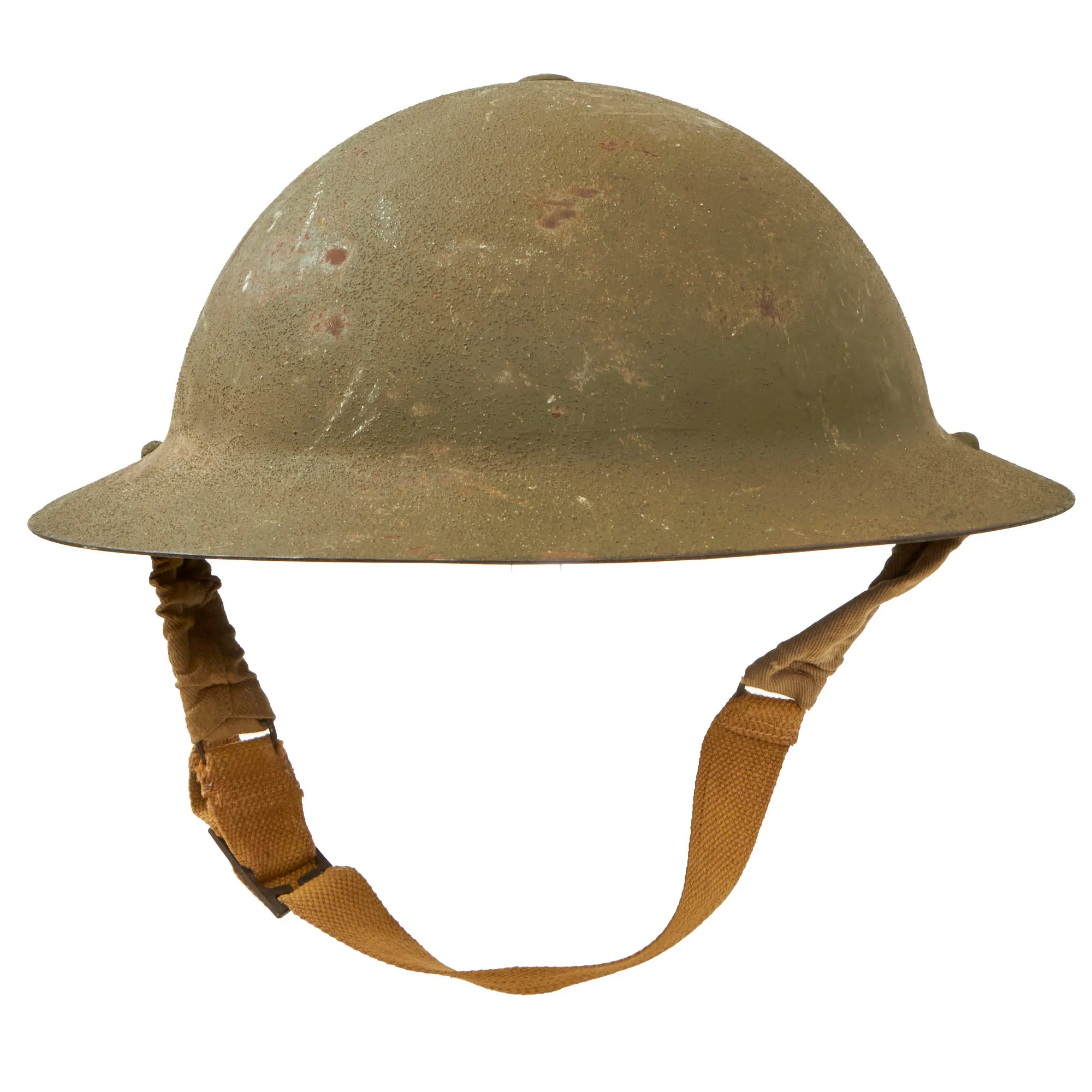 Original Australian WWII Rimless Brodie MkII Steel Helmet with Liner Dated 1942