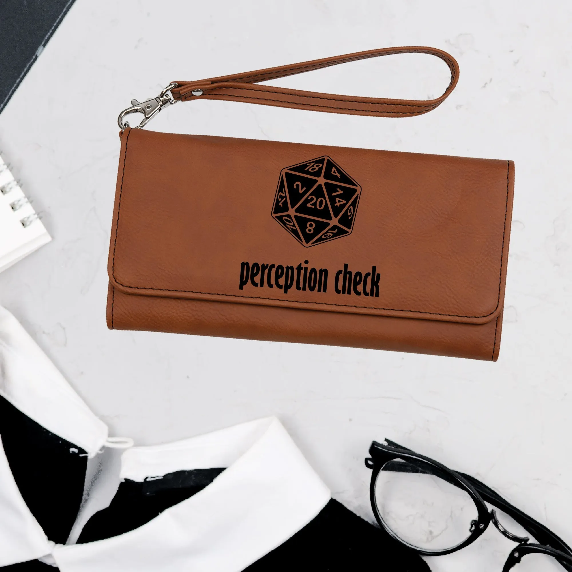 Perception Check Clutch Wallet