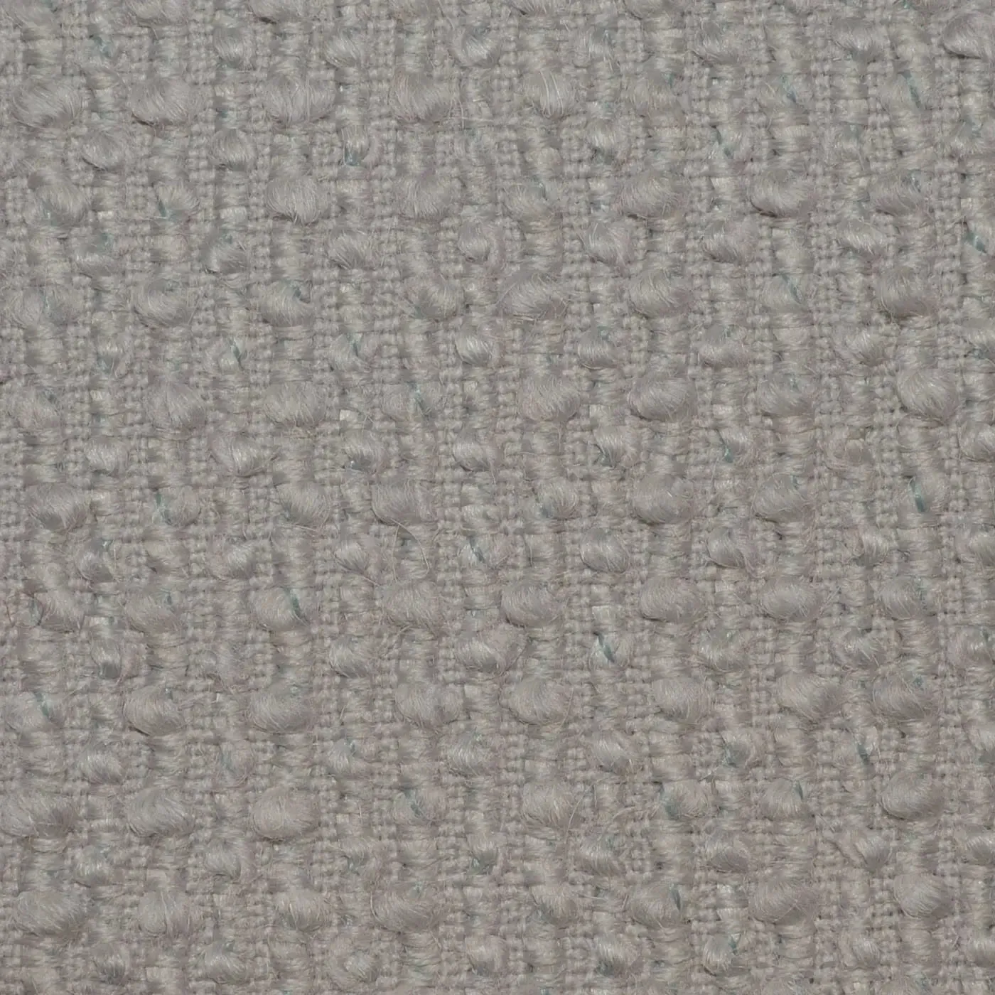 Silver Grey Wool & Mohair Blended Boucle Jacketing